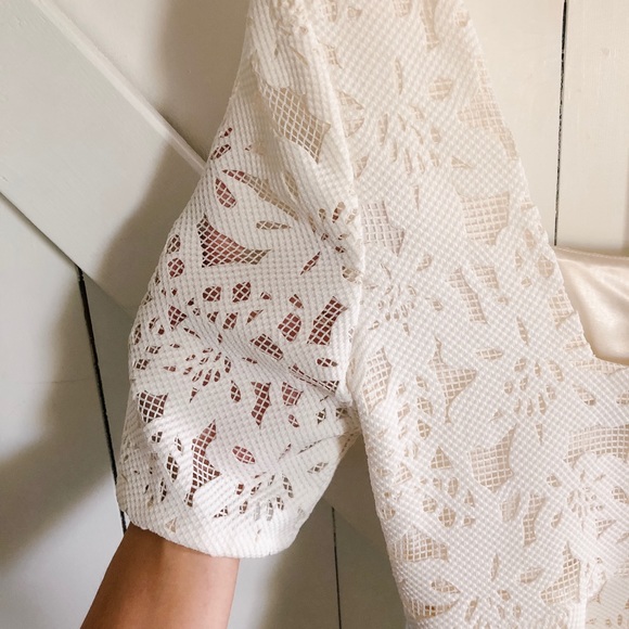 Ivory lace RW & Co Dress - Picture 3 of 3